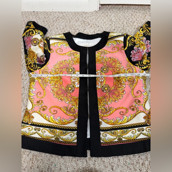 Boston Proper Elegant White and Black blazer size 10 - Picture 4 of 6